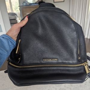 Black Michael Kors backpack